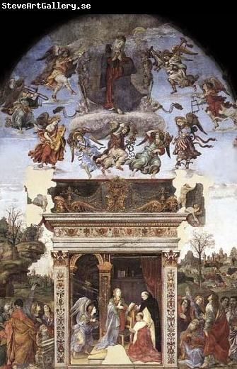 Filippino Lippi Assumption and Annunciation